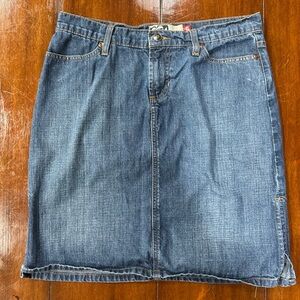 Roxy Blue Denim Pencil Skirt 2000 Vibe Size 5